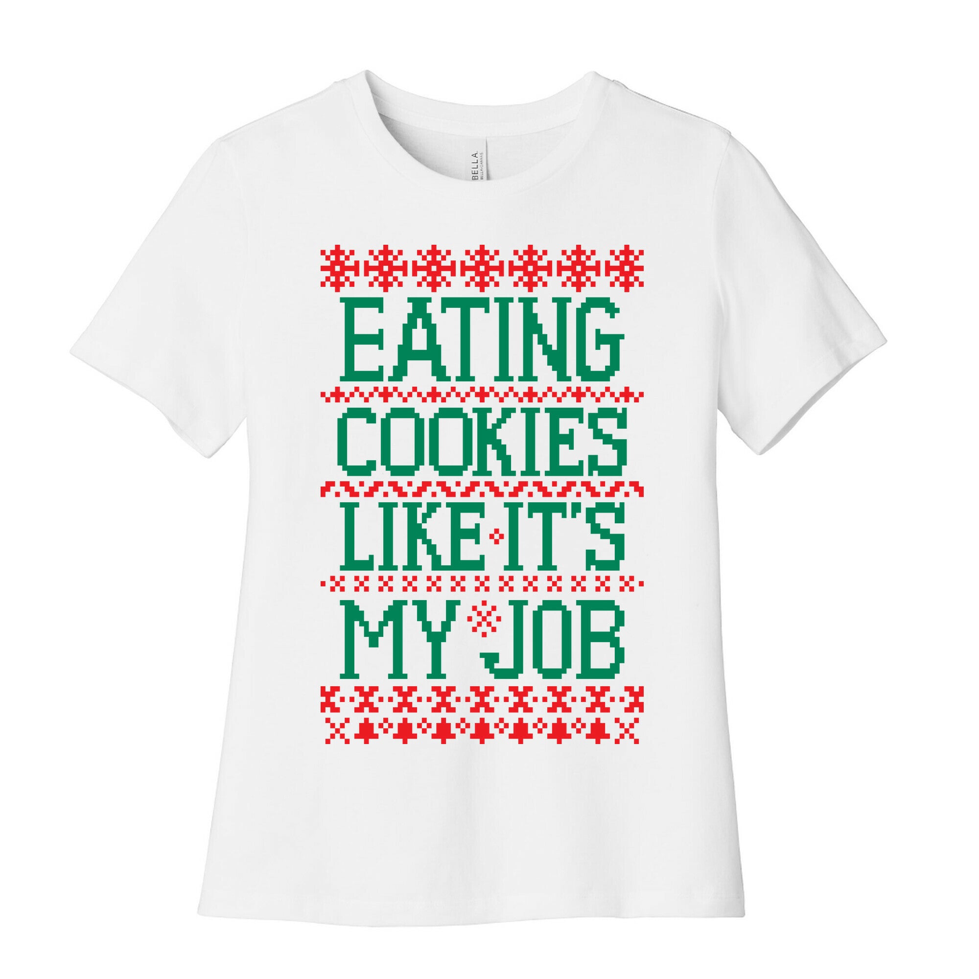 Eating Cookies Like It's My Job Women's Cotton Tee